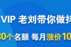 一洋电商抖音VIP，每月集训课+实时答疑+资源共享+联盟合作价值580元