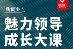 张琦·新商业魅力领导成长大课2023新版，高效管理必修课（30节）