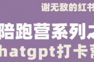 谢无敌ChatGPT打卡营，教你更好地使用ChatGPT来提高工作效率